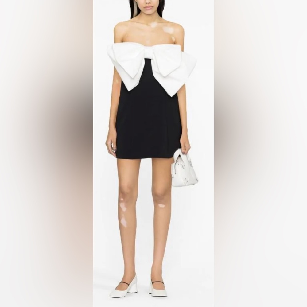 🖤 PINKO Bow-Embellished Mini Dress🖤